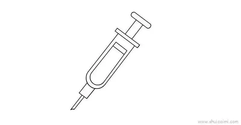 针管儿童画怎么画针管简笔画简单又好看