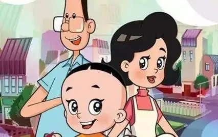 大头儿子一家三口简笔画带步骤