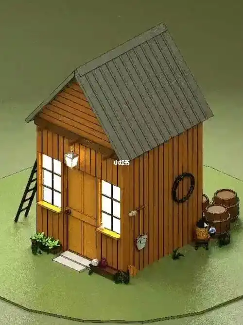 精致小木屋的制作过程