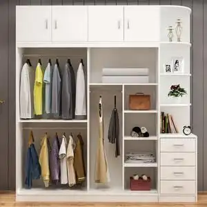 衣柜简约现代经济型组装转角图片