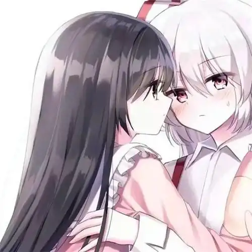 可爱漂亮动漫双人好闺蜜头像图片