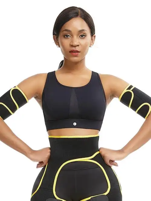 情人美容最畅销氯丁橡胶两件式贴纸手臂塑形器女士腰部训练器塑身衣