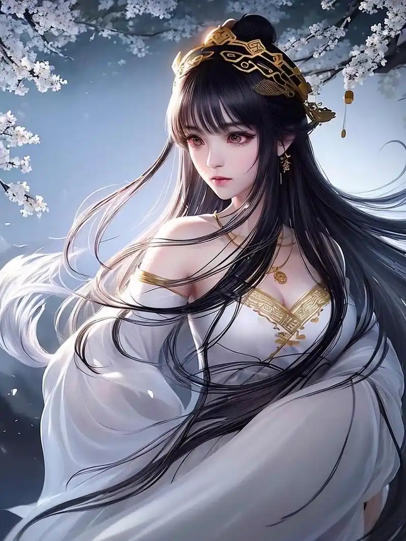 ai绘图# #ai壁纸# #动漫头像和壁纸# #美女# 仙气的美少女.