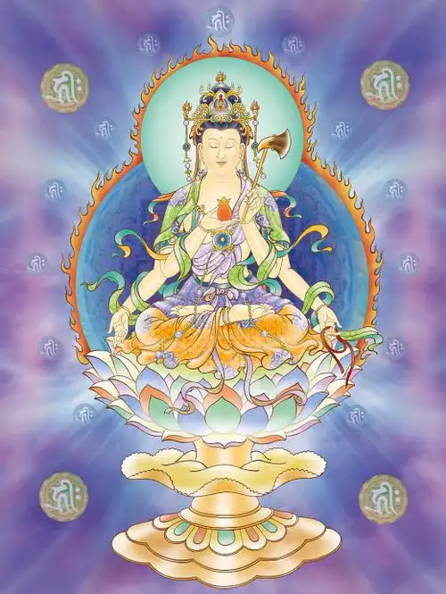 三十三观音像?依林法师绘