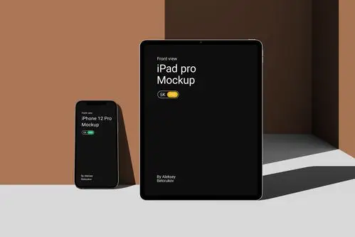 [单独购买] 15个超清前视图网页app界面设计苹果设备屏幕演示样机