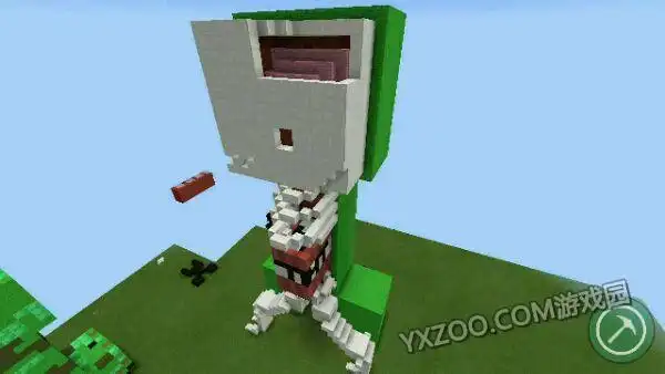 3d版苦力怕像素图欣赏骨骼分明的jj怪