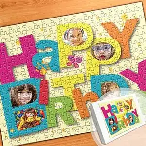生日主题 16.5×12英寸照片拼盘拼图