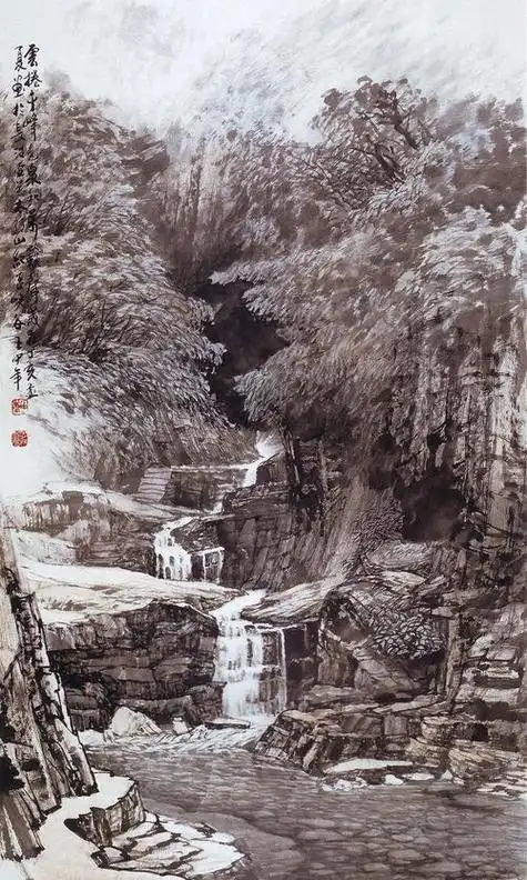 王中年山水画作品欣赏 王中年最新山水画作品