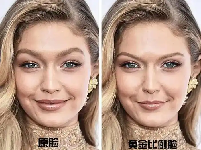 这些欧美明星的脸变为黄金比例后长啥样