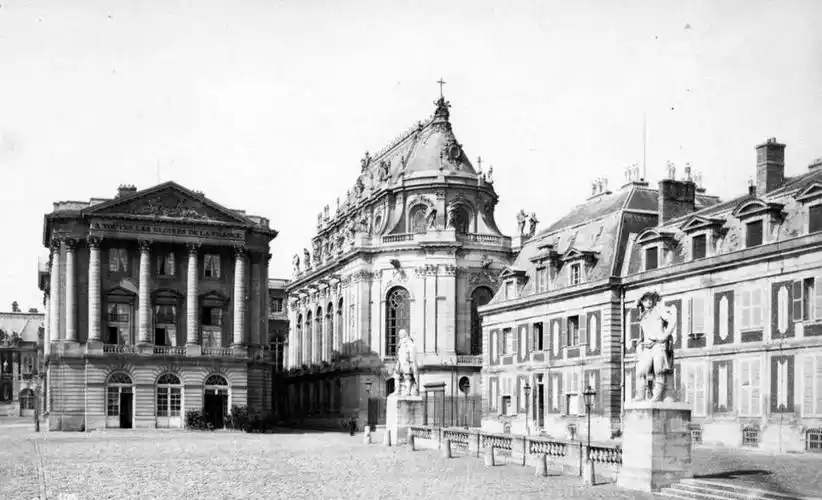 老照片1889年的巴黎凡尔赛宫