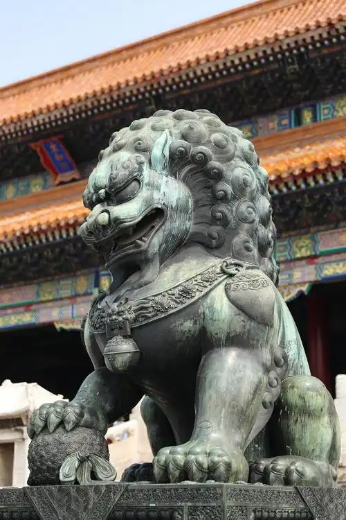 故宫 铜狮子