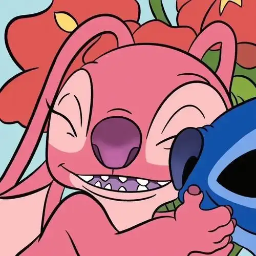 敲可爱的史迪仔情侣头像