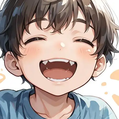 大笑的小孩卡通头像😄来啦!