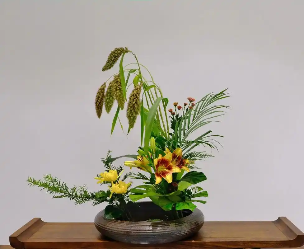 成都秋拾花艺 近期中式插花学员作品#创业开店 #东方式 - 抖音