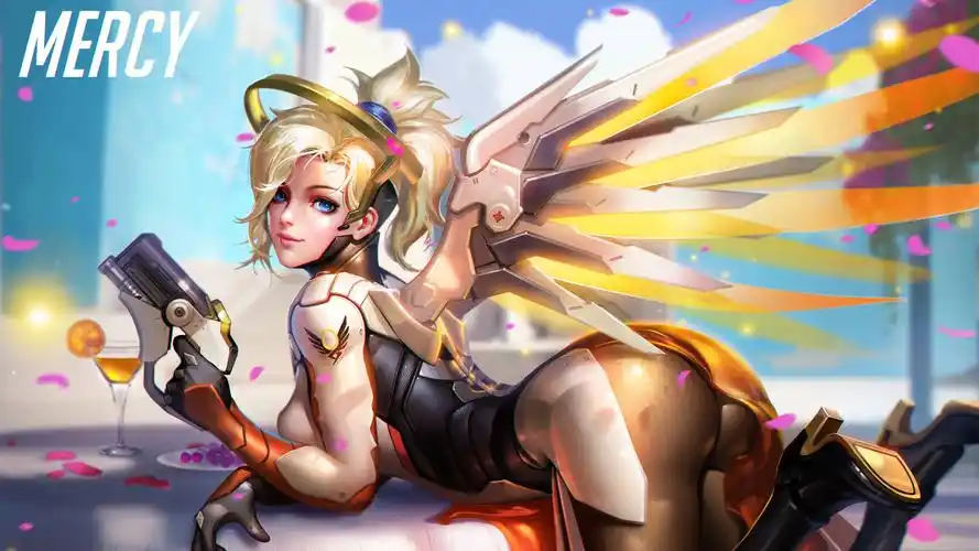 守望先锋美女天使性感屁股壁纸