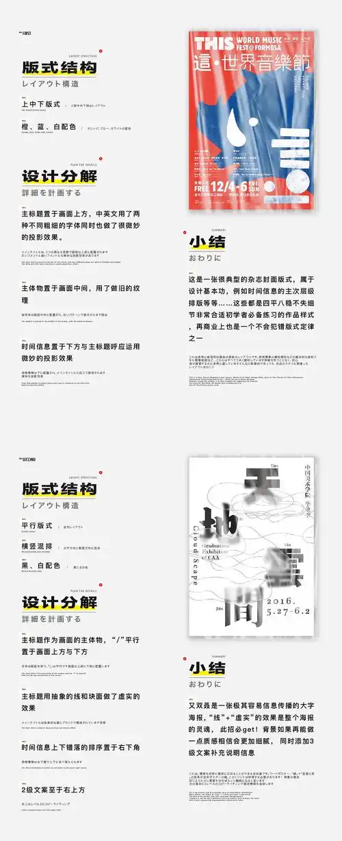 【4月篇】我的海报版式分析记录