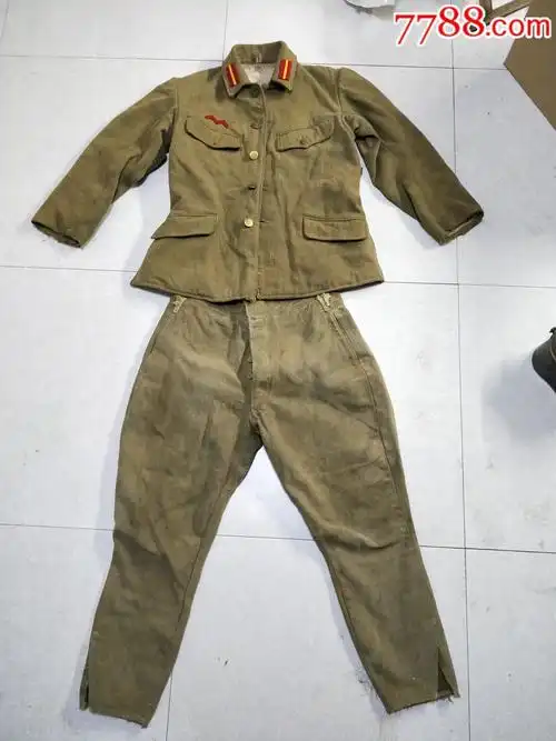 二战日本日军98式军服上衣马裤原品