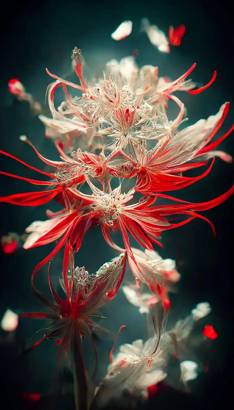 有一种花叫彼岸花 #治愈系风景 #唯美壁纸 - 抖音