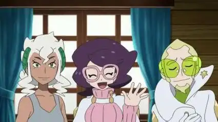 宝可梦莉莉艾的妈妈登场,抱着莉莉艾一顿揉,很没面子的吧_.