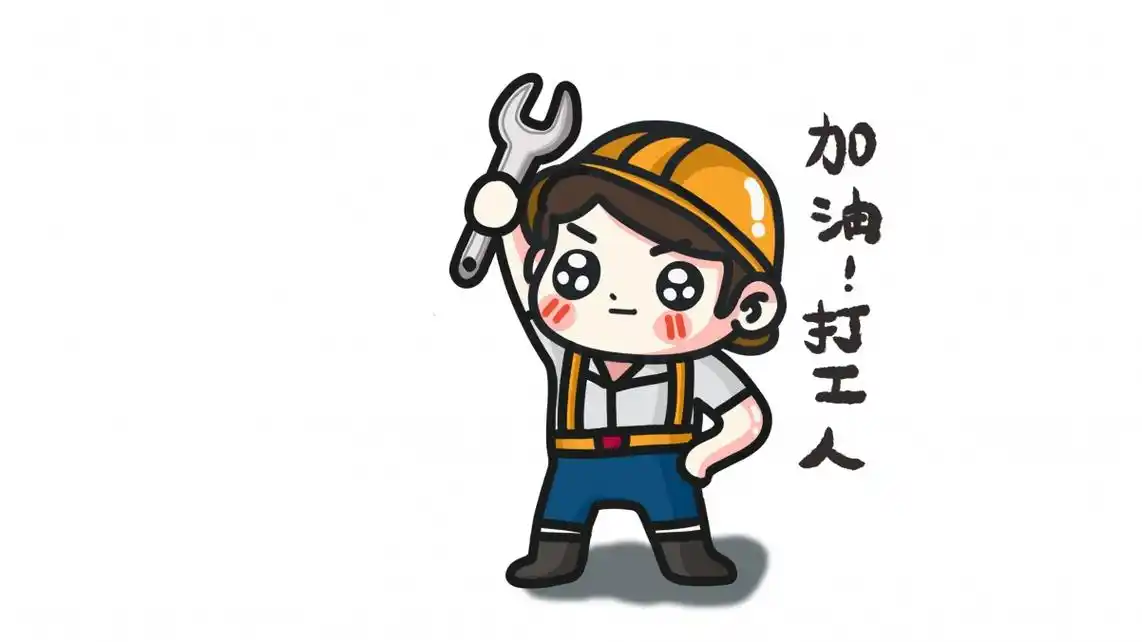 加油!打工人4k电脑壁纸