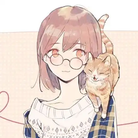 女生短发和猫微信头像卡通 卡通头像图片大全 -【爱个性】