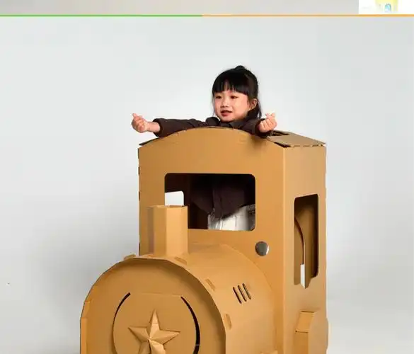 儿童涂鸦帐篷纸房子创意玩具diy亲子涂色超大玩具车飞机火车坦克