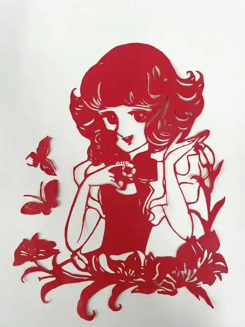 刻纸剪纸人物来啦