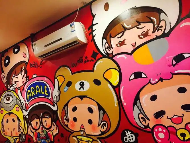 清潭洞烤肉店墙绘第二弹