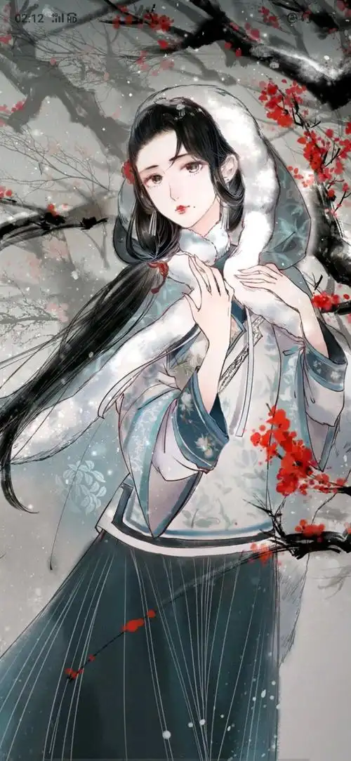 古风美图女生壁纸唯美古风的美人图手绘