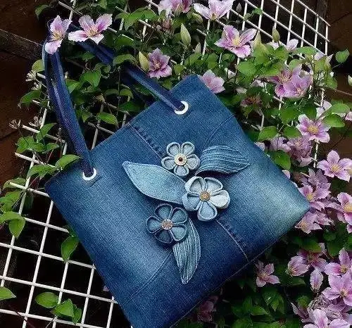 旧衣改造旧牛仔裤不要扔动手改造变废为宝