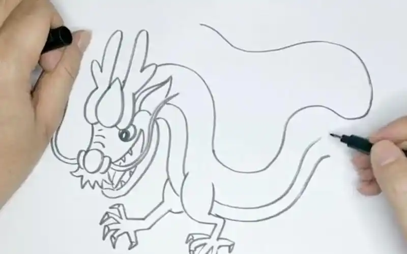 中国龙简笔画