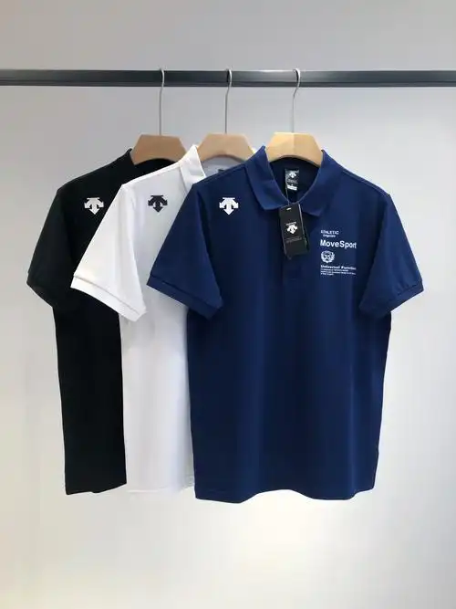 韩国代购descente迪桑特polo衫吴彦祖同款夏季运动短袖男翻领t恤