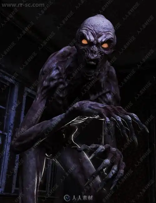 超恐怖恶灵怪物角色3d模型合辑