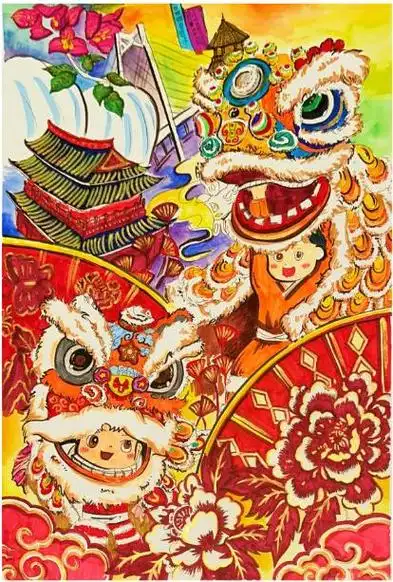 由珠海市文化馆携手南方 珠海频道举办"童心绘非遗"第二届青少年绘画