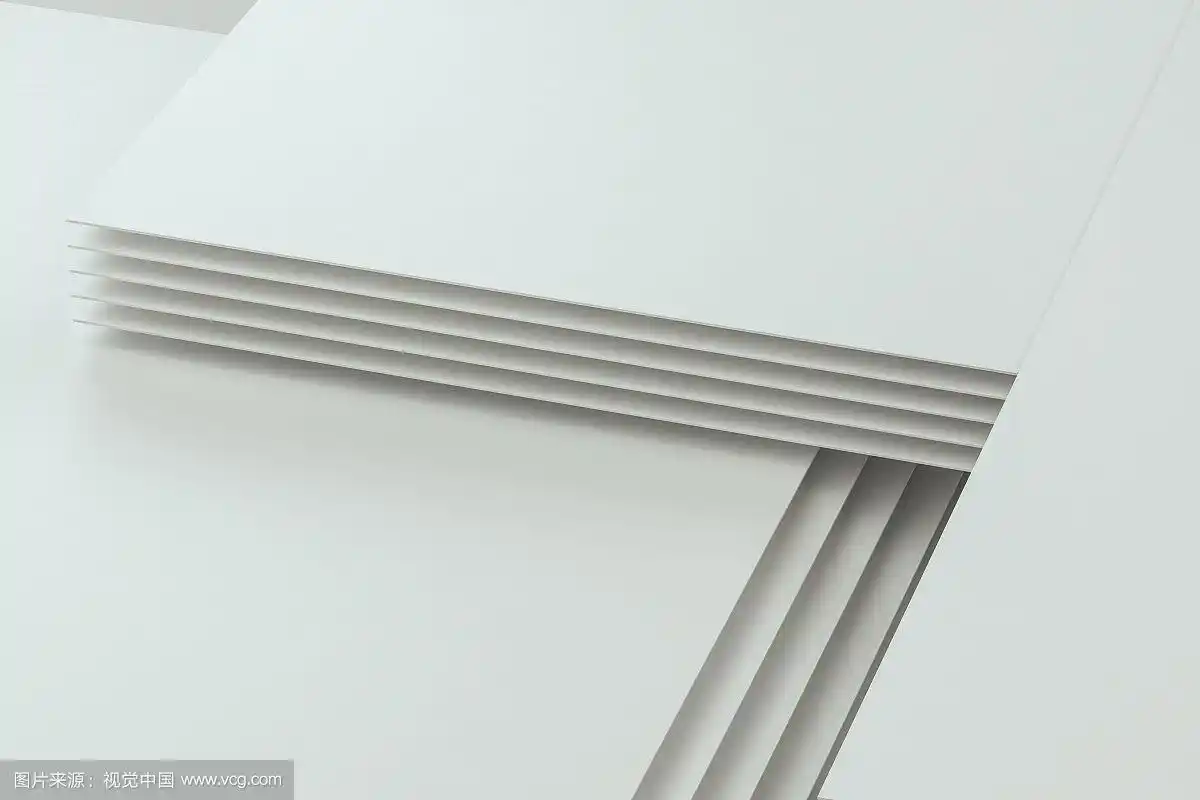 纯白色纸张背景