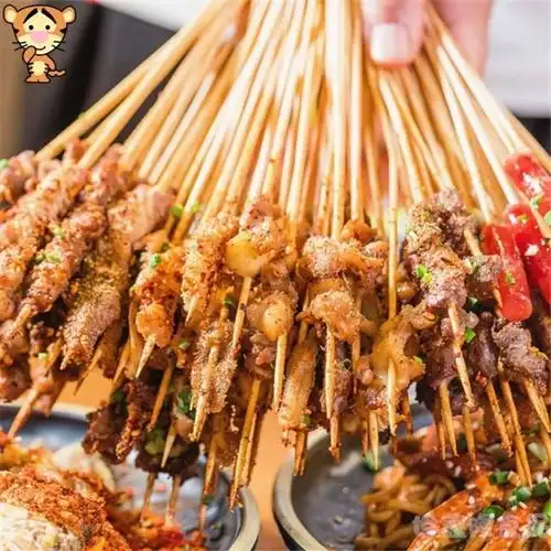 铁板猪肉小串猪五花肉小串8g猪肉小串120串/包 2包共240串 茜文猪肉小