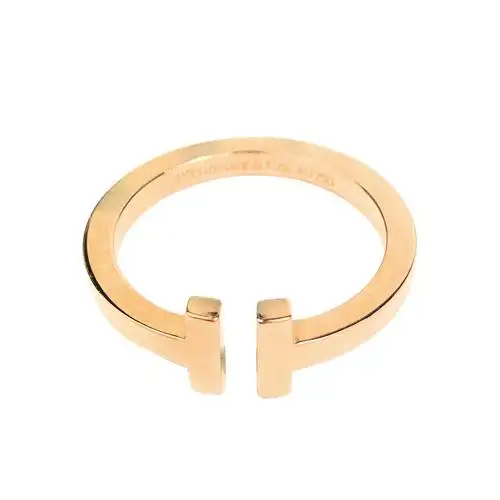 [9.5新]蒂芙尼tiffany男士t系列方形戒指63号sj1557