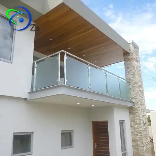 简单的 diy 安装不锈钢支架柱柱钢化钢化磨砂玻璃阳台栏杆栏杆