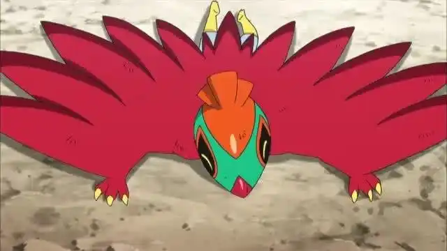 《精灵宝可梦》战斗飞鸟最后使出的必杀技被圈圈熊闪开了!