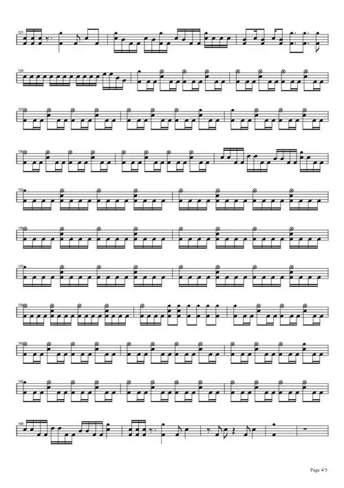 鼓谱)-nightwish(夜愿)_架子鼓谱_乐队网-分享乐队总谱,吉他谱,简谱