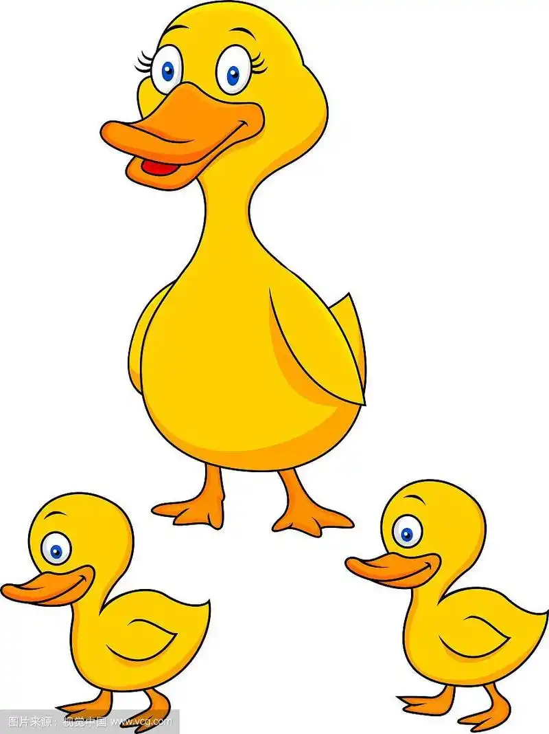 滑稽鸭家庭卡通