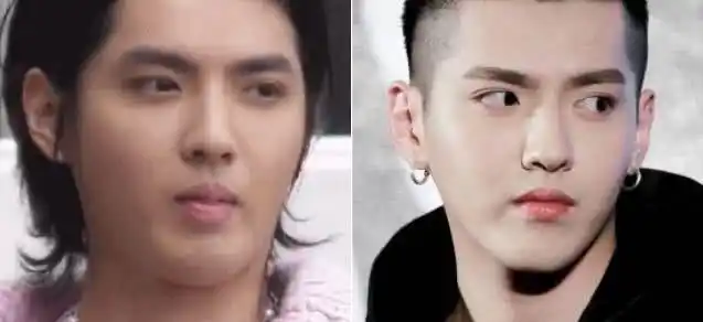 90后的吴亦凡这就开始中年发福了?脸垮得也太厉害