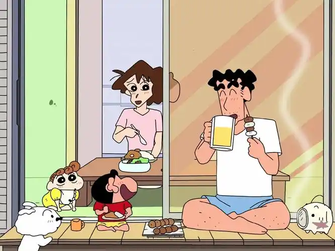 蜡笔小新ipad电脑壁纸