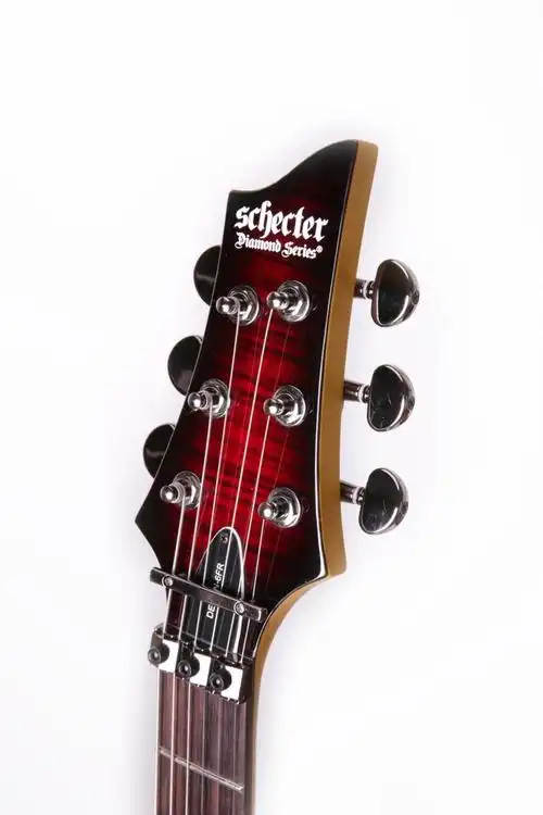 schecter斯科特 demon-6 fr 重金属风格电吉他 穿体双摇可选 左轮