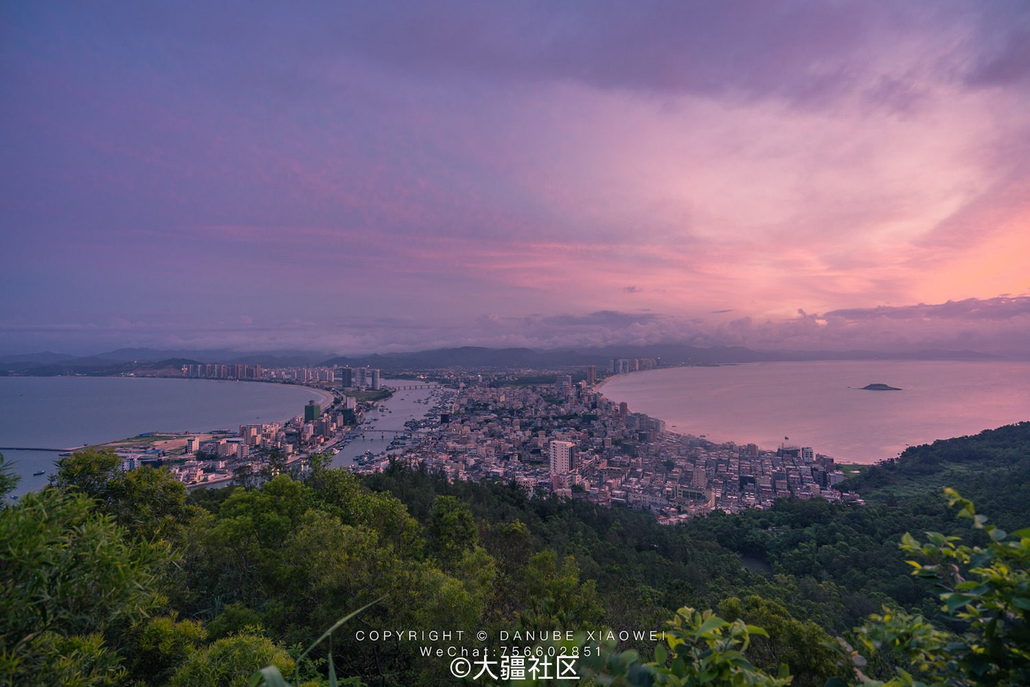 惠州双月湾观景台