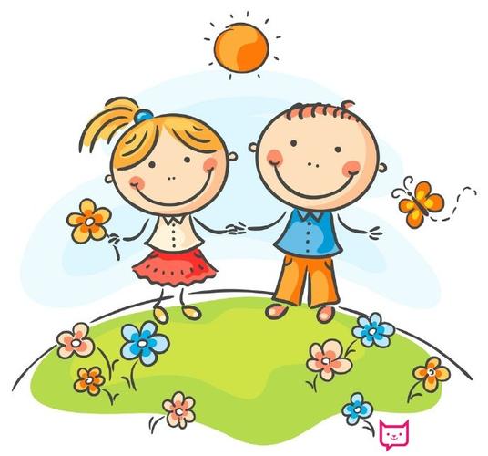 卡通人物简笔画大全超可爱的小朋友简笔画