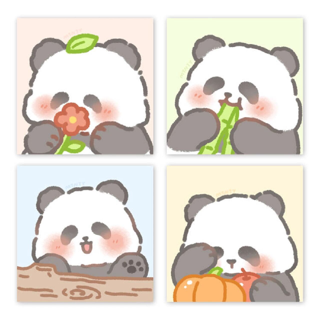 原创手绘可爱的熊猫来啦 今天你换头像了吗 软萌可爱 让人爱不释手的