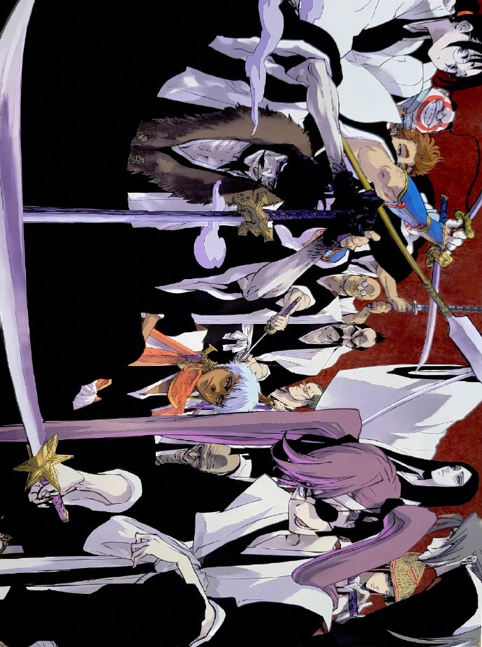 久保带人#死神bleach#初代护廷十三队 海报(清晰版)